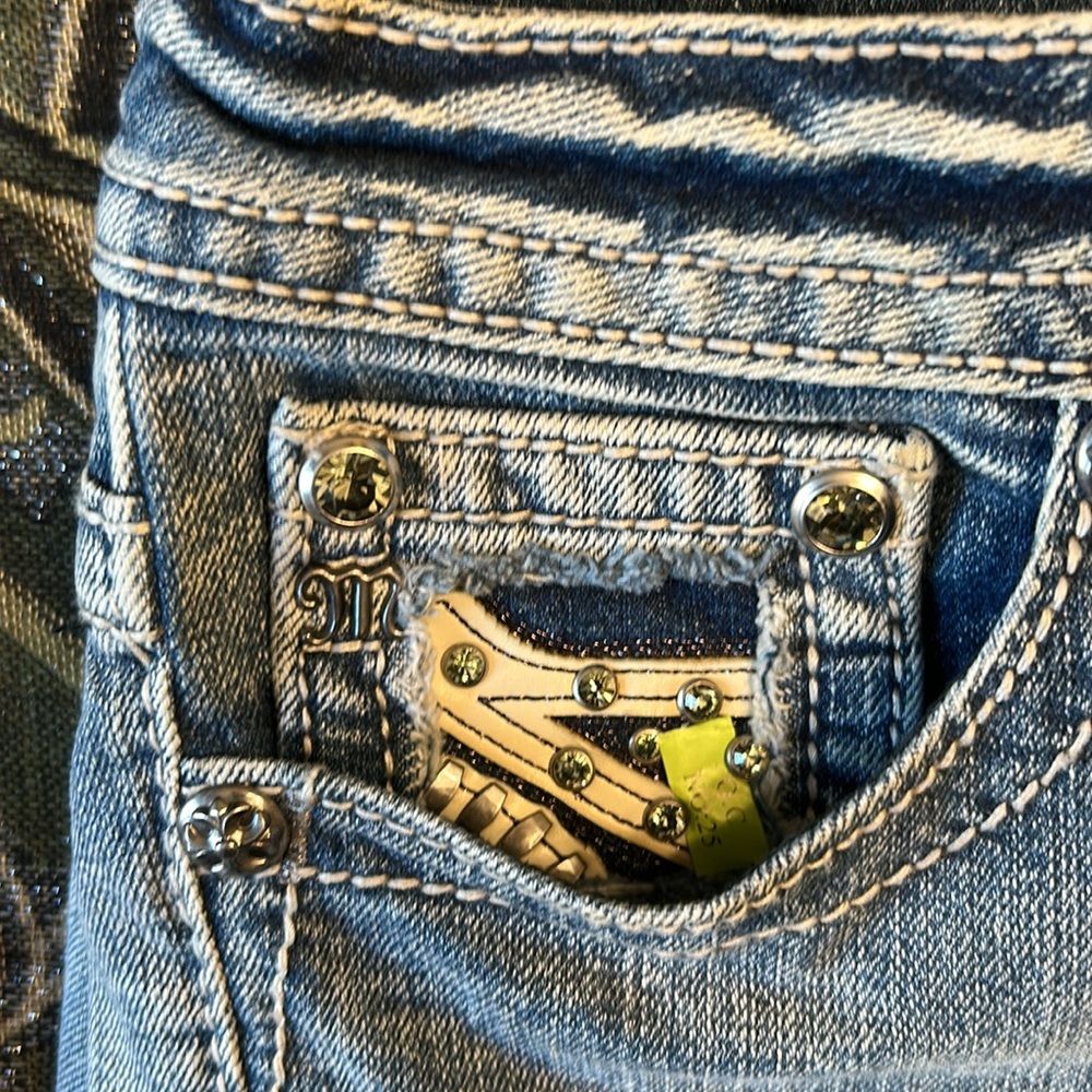 Miss Me 30 NWOT Blue Denim Jeans - Picture 8 of 16